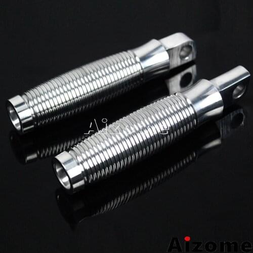 Motorcycle Foot Rest FootPegs For Harley Cafe Racer Bobber Chopper Cruiser 1/2" Clevis Male Mount Footrests Behive Foot Pegs
