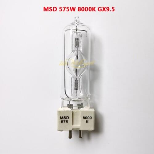 MSD 575 8000K GX9.5 Lamp Bulb 575W MSR Stage Lighting Lamp Source Replace Bulb
