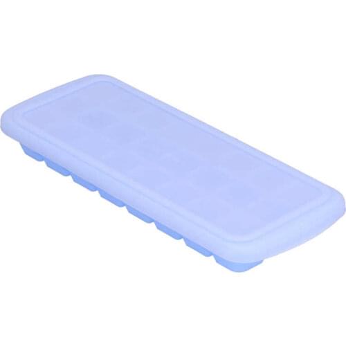 Ice Tray Non‑stick Small Ice Trays Easy To Demould Dishwasher Safe Transparent Durable Silicone with Sealed Lid for Home for