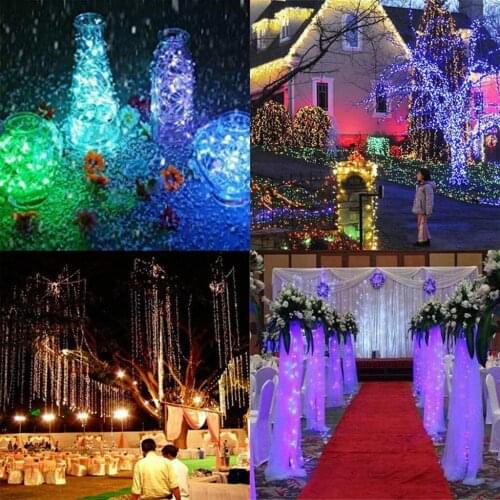 Fairy Lights Dimmable LED Strip Lights RGB TV Backlight Strip Lights Rope Lights Christmas Holiday Decoration