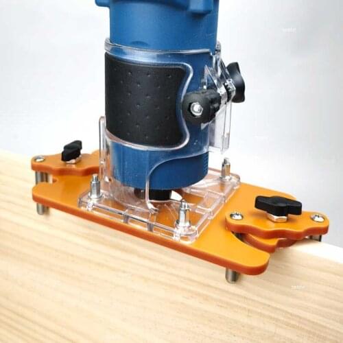 Invisible Connector Fastener Punch Locator Trimming Machine Slotting Fixture For Furniture Wardrobe Woodworking Tools