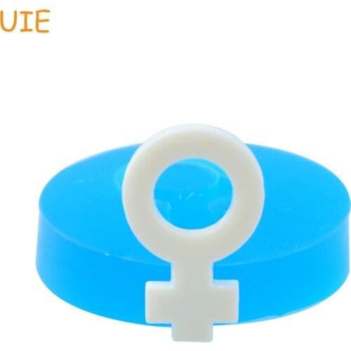 PYL666U 26.5mm Female Sign Flexible Silicone Mold - Female Gender Symbol Mold Cake Decorating Tools, Fondant, Candy, Resin Mold