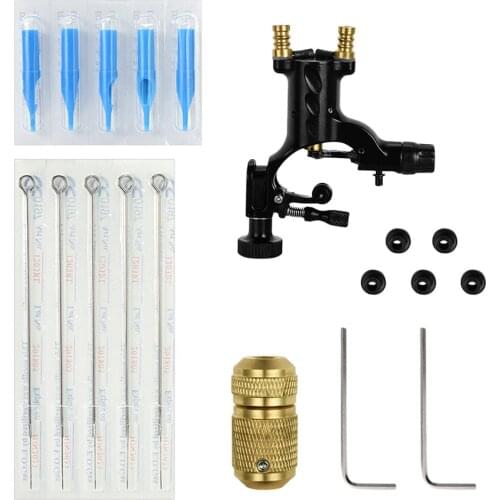 Stable Frequency And Stronger Rotary Tattoo Machine Kit For Bady Art