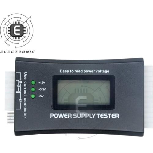 LCD Digital Display 20/24 Pin Power Supply Tester For PC Power Supply ATX Powerful Voltage Measuring Diagnostic Tester
