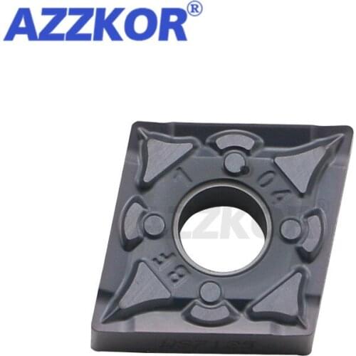 CNMG1204 BF BM NT1215 Turning Tool Inserts CNC Center Lathe For Stainless Steel Metal Processing AZZKOR Diamond Carbide Blades