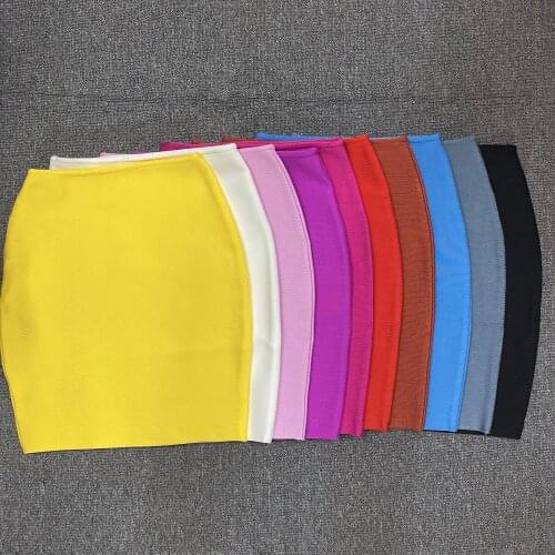 16 Colors sexy bandage mini skirt for women Free Ship red orange khaki green black white pink blue ladies office Pencil Skirt