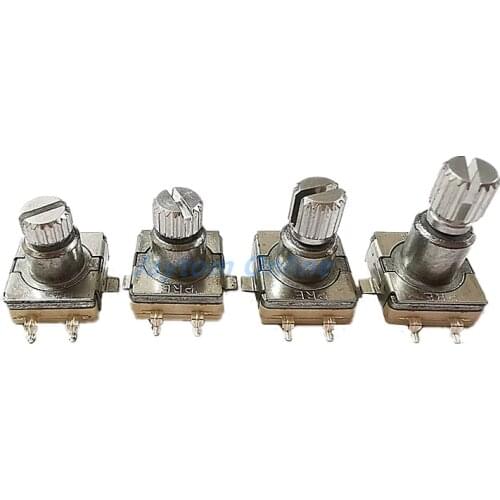 1pc EC11 Rotary Encoder Code Switch With Push Button30 Position 360 Degree Infinite Rotation SMD 5pin Plum Shaft