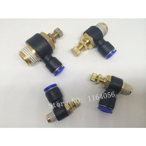 5PCS Aquarium Parts Pneumatic fitting SL 8mm Tubing Throttle Valve Air Speed Control