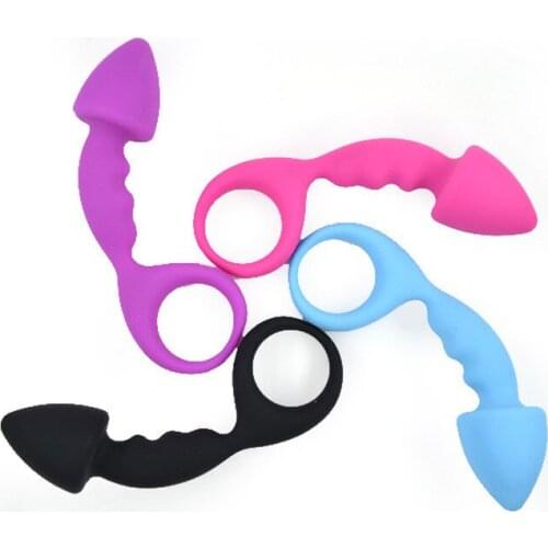 Erotic Butt Plug for Beginner Erotic Toys Silicone Anal Plug Adult Products Anal Sex Toys for Men Women Ring Prostate Massager
