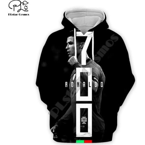 PLstar Cosmos Cristiano Ronaldo Goat Athletes Football Player NewFashion Tracksuit 3DPrint Men/Women Streetwear Funny Hoodies 17