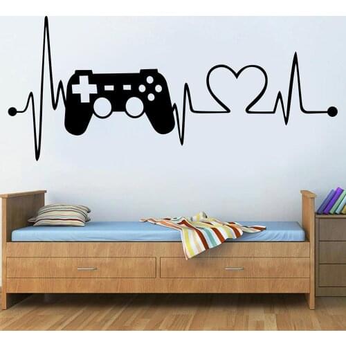 Gamer Wall Decor Controller Wall Decal Video Game Girl Boy Room Gifts Vinyl Wall Stickers Gamer Dad Life Bedroom Decor Use C135