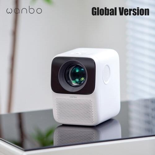Global Version Wanbo T2 MAX Projector 1080P LED Projector 1920*1080P Vertical Keystone Correction Home Theater for Home Office