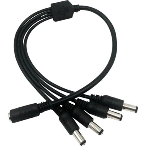2.1*5.5mm 1 Female to 2 3 4 5 8 Male DC Power Divider Plug Cable for CCTV security Camera Accessories power adapter jack