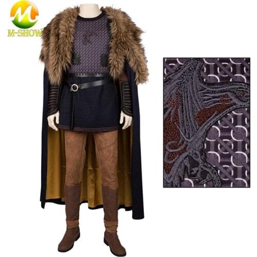 Vikings Cosplay costume Ragnar Lothbrok Cosplay Cloak Top Pants Halloween Costumes Custom Made