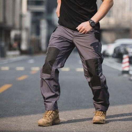 Men Military Tactical Cargo Pants Army Green Combat Trousers Multi Pockets Gray Uniform Paintball Airsoft Autumn Work Clothing