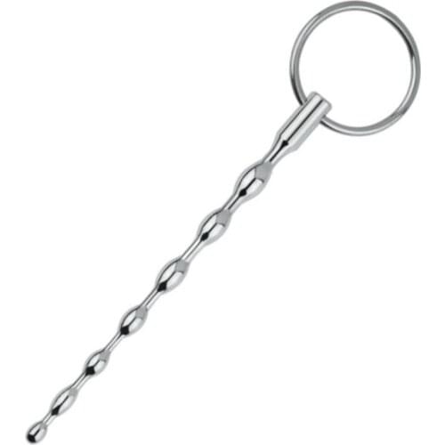 Male stainless steel metal urethral penis plug sound dilator Prince Wand insert sex toy for man