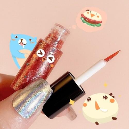 New Pearlescent Liquid Eyeshadow Shiny Diamond Lying Silkworm High Gloss Eyeshadow Beauty Moisturizing Transparent Eye Cosmestic
