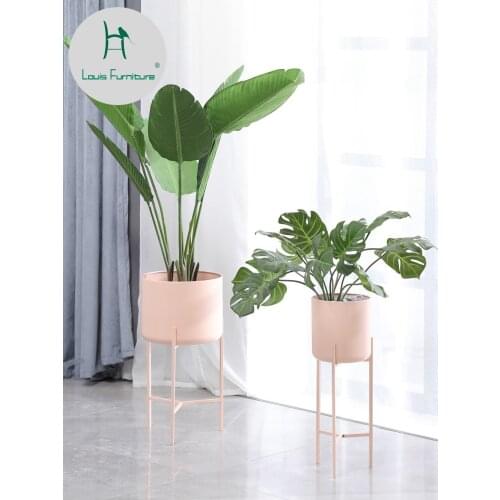 Louis Fashion Plant Shelves Nordic Living Room Indoor Balcony Modern Minimalist Iron Art