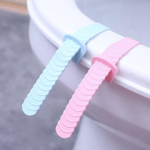 Portable Small Toilet Seat Cover Lifter Sanitary Closestool Seat Cover Lift Handle for Travel Home Bathroom Accessories U3