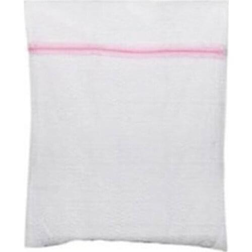 3 Sizes Zippered Foldable Nylon Laundry Bag Bra Socks Underwear Clothes Washing Machine Protection Net Mesh Laundry Storage Bag