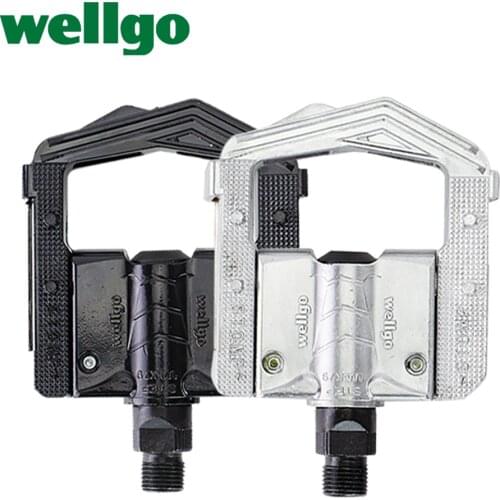 Wellgo F265 Folding Bicycle Pedals MTB Mountain Bike Road Bike Padel Aluminum Folded Pedal Bicycle Parts