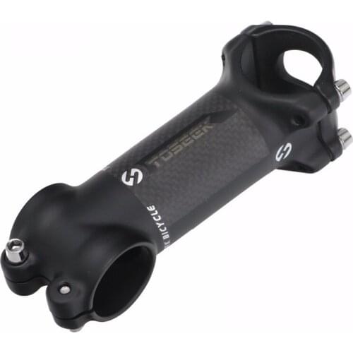 Carbon+Alloy 6 Degree Bicycle Stem Rack Road MTB bike Stems Cycling Parts 31.8*70mm/80mm/90mm/100mm/110mm/120mm
