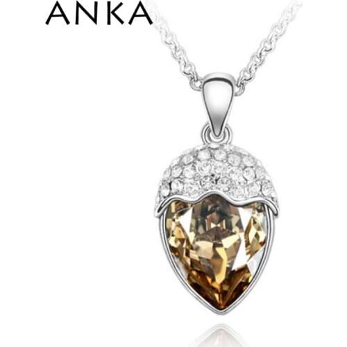 ANKA Colar Promotion Collares Mujer Sterling Jewelry Crystal Star Necklace Main Stone Crystals from Austria #82985