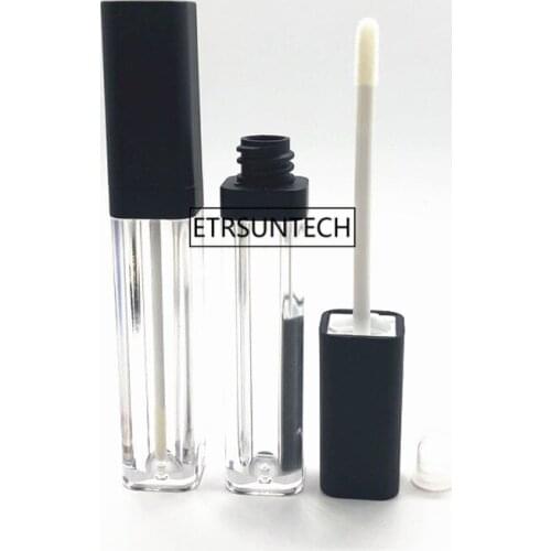 100pcs 6ml Lip Gloss Bottle Empty Cosmetic Lip Oil Refillable Tube Liquid Lipstick Storage Container F3492