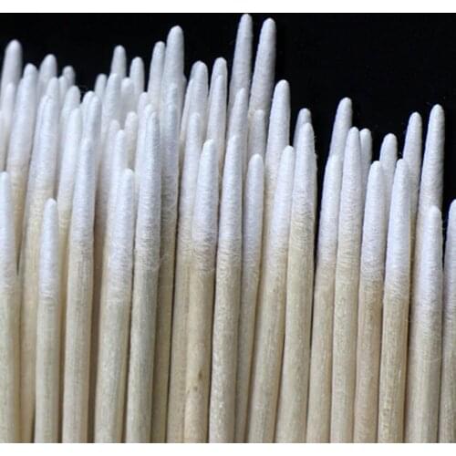 1000pcs Disposable Ultra-small Cotton Swab Lint Free Micro Brushes Wood Cotton Buds Swabs Eyelash Extension Glue Removing Tools