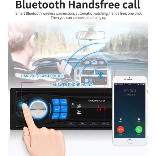 12V Universal Car car mp3 bluetooth player radio USB/AUX-in/BT Audio Player music players hands-free calls Digital display