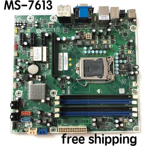 612500-001 For HP Pro 3130 3330 7100 Desktop motherboard 614494-001 MS-7613 VER:1.1 motherboard100%tested fully work