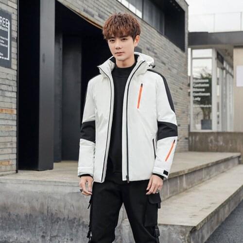 AUSO(AUSO) Men's Down Jackets With A Hood