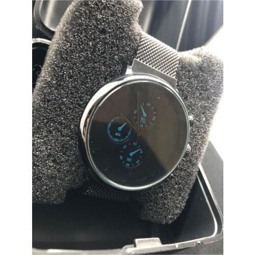 Black Mesh Band Sport Watch