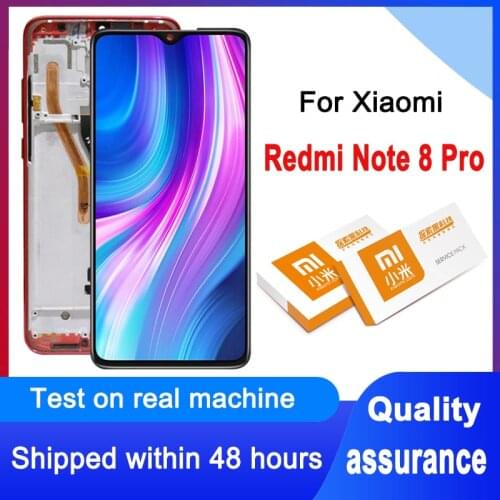 100% Tested Display Replacement For Xiaomi Redmi Note 8 Pro LCD Display Touch Screen Digitizer Assembly For Redmi Note 8 Pro LCD