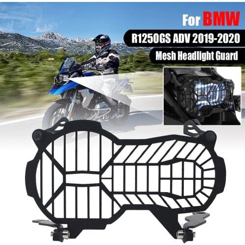 For BMW R1250GS LC ADV R 1250 GS Adventure R1250 GSA 2019-2020 Motorcycle Mesh Headlight Protector Guard Head Light Grille Cover
