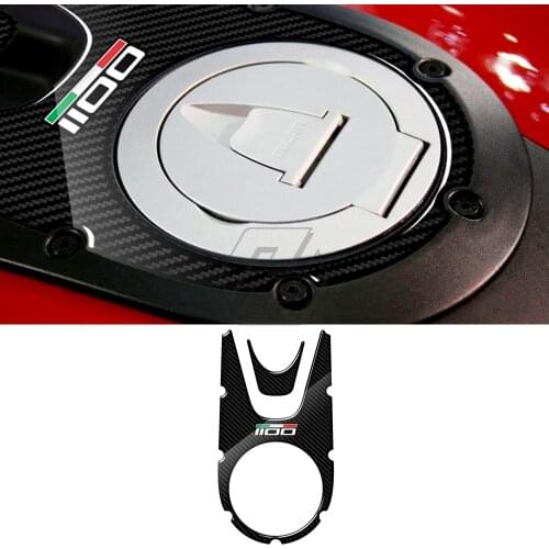 For Ducati Monster 1100 Evo 2008-2014 Motorcycle Top Tank Cover Protector 3D Resin Carbon-look