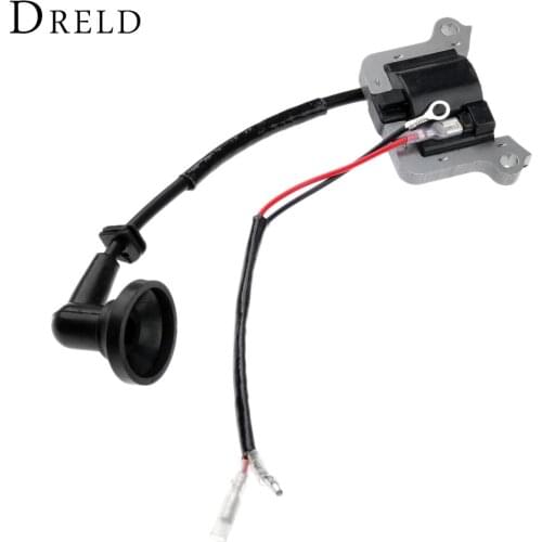 DRELD 43CC 52CC 40-5 Brush Cutter Ignition Coil Ignition Mould For Trimmer CG430 CG520 40-5 44-5 Brush Cutter Spare Parts