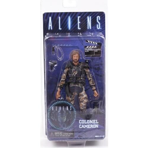 NECA AVP Aliens vs Predator Alien 2 Covenant Colonel Cameron PVC Action Figure Collectible Model Toy