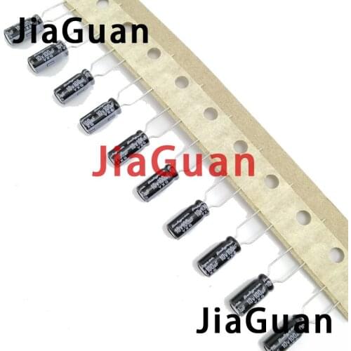 100PCS RUBYCON yxg 100uF 10v 5x11MM electrolytic capacitor YXG 10V100UF high frequency low resistance long life 100uF/10V
