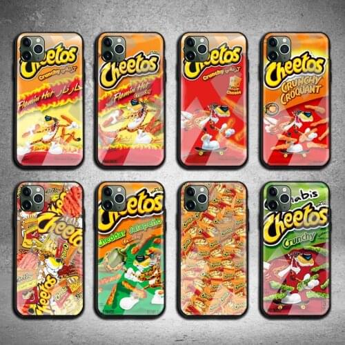 Hot Cheetos Phone Case Tempered Glass For iPhone 12 11 Pro Max Mini XR XS MAX 8 X 7 6S 6 Plus SE 2020 cover