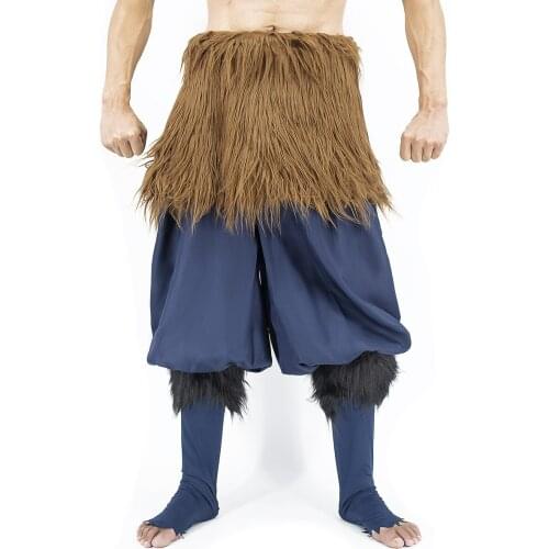 Adult Pants Anime Demon Slayer Hashibira Inosuke Cosplay Costume