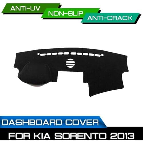 Car Dashboard Mat for KIA Sorento 2013 Anti-dirty Non-slip Dash Cover Mat UV Protection Shade