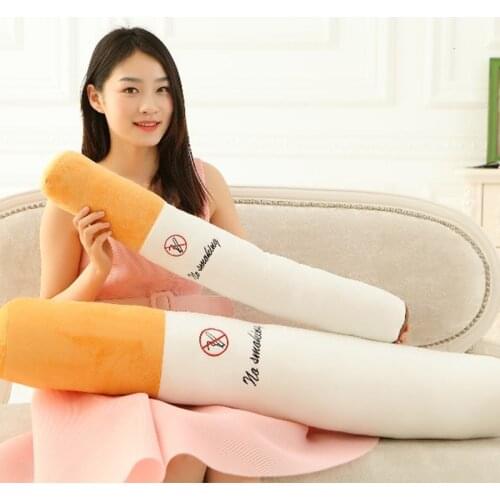 Creative Cigarette Plush Toy Stuffed Doll Toys For Children Adult Boyfriend Funny Sleeping Pillow Party Decoration Birthday Gift