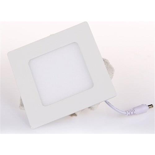 Newest 18W Day White LED Recessed Downlight Square Flat Thin Ceiling Panel Light