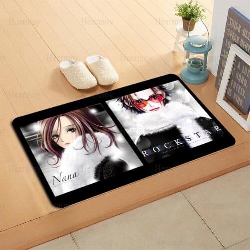 New Arrival Nana Anime Girl Doormat Home Mat Machine Made Anti Slip Carpet Living Room/Hallway Bath Mat Christmas Gift 0409