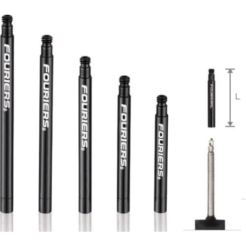 FOURIERS Bike Presta Valve Extender Extension F/v Tube Kit 25 60 70 80 90mm Bicycle wheel Extended gas mouth Parts