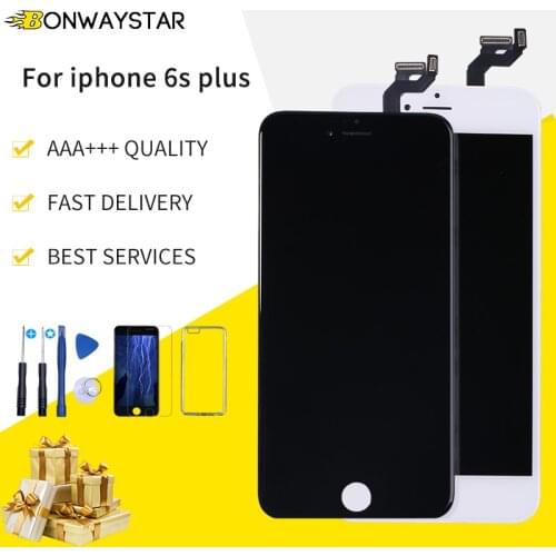 Replacement LCD for iPhone 6S Plus A1634 A1687 A1699 LCD Screen Display Digitizer Replacement Touch Screen + Tools + case + film