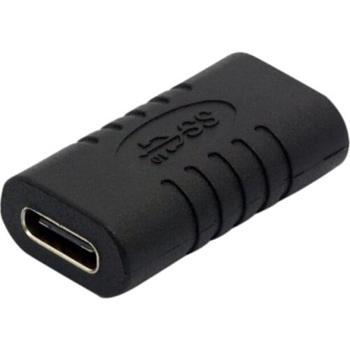 USB C Adapter Female to Female Type C Adapter Straight Tiny USB-C Adaptor USB 3.1 Type-C Connector Converter