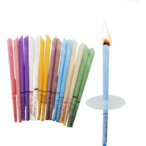 50- 100 pieces of aromatherapy ear candle quiet bergamot horn with plug ear maintenance Matching tray
