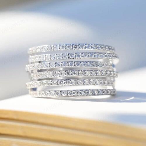 YaYI Jewelry Fashion Princess Cut Prong Setting White AAA+ Cubic Zirconia Silver Color Engagement Wedding Precious Gift Rings